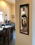 Load image into Gallery viewer, &quot;Secret Alley&quot; TALL SKINNY CANVAS FRAMED PRINT &quot;15 X 45&quot;
