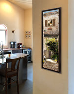 Load image into Gallery viewer, &quot;Tuscan Reflections&quot; TALL SKINNY CANVAS FRAMED PRINT &quot;15 X 45&quot;
