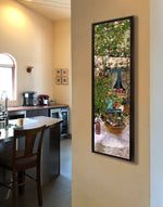 Load image into Gallery viewer, &quot;Claudette&#39;s Table&quot; TALL SKINNY CANVAS FRAMED PRINT &quot;15 X 45&quot;
