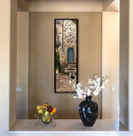 Load image into Gallery viewer, &quot;Tuscan Reflections #2&quot; TALL SKINNY CANVAS FRAMED PRINT &quot;15 X 45&quot;
