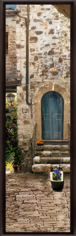 Load image into Gallery viewer, &quot;Tuscan Reflections #2&quot; TALL SKINNY CANVAS FRAMED PRINT &quot;15 X 45&quot;
