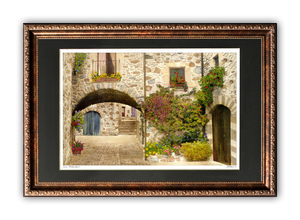 "Alley Apartment" Signed Matted & Framed
