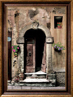 Load image into Gallery viewer, &quot;Arched Door #11&quot; FRAMED CANVAS ARTIST SIGNED 24&quot;x 32&quot;
