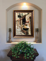 Load image into Gallery viewer, &quot;Bread Shop&quot; FRAMED CANVAS ARTIST SIGNED 24&quot;x 32&quot;
