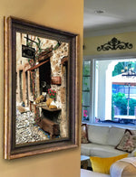 Load image into Gallery viewer, &quot;Bread Shop&quot; FRAMED CANVAS ARTIST SIGNED 24&quot;x 32&quot;
