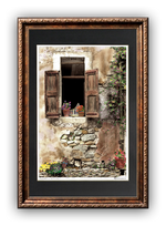 Load image into Gallery viewer, &quot;Bird Cage in the Window&quot; Signed Matted &amp; Framed
