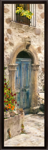 "Chair at the Door" TALL SKINNY CANVAS FRAMED PRINT "15 X 45"