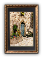 Load image into Gallery viewer, &quot;Chair at the Door&quot; Signed Matted &amp; Framed
