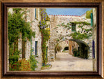 Load image into Gallery viewer, &quot;Rock Alleyway&quot; FRAMED CANVAS ARTIST SIGNED 24&quot;x 32&quot;
