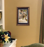 Load image into Gallery viewer, “Tuscan Steps&quot; Signed Matted &amp; Framed
