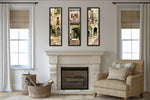 Load image into Gallery viewer, &quot;Tuscan Reflections&quot; TALL SKINNY CANVAS FRAMED PRINT &quot;15 X 45&quot;
