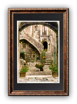 Load image into Gallery viewer, &quot;Wheelbarrow of Roses&quot; Signed Matted &amp; Framed
